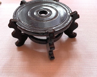 Vintage Chinese wood display stand