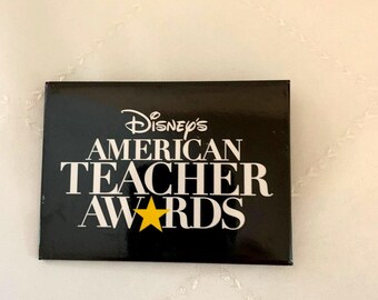 Collectible Disney's Cast Member Disney's American Teacher Awards Promo Advertising Pin - Mint