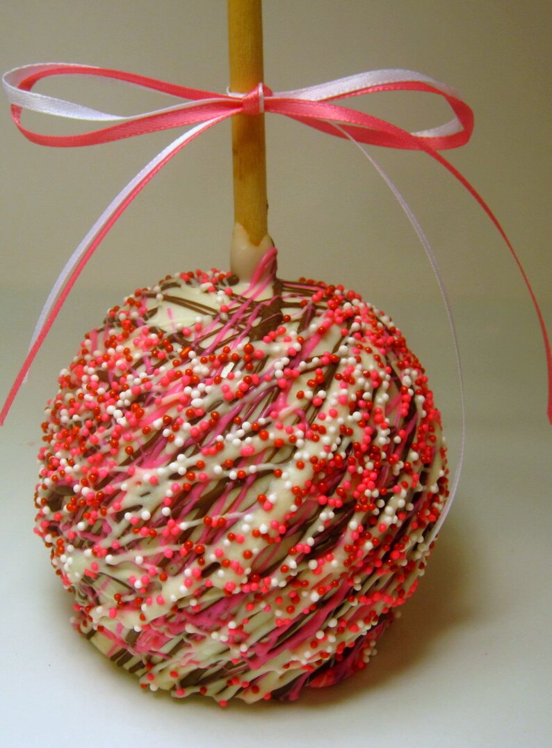 Valentine's Day Chocolate Covered Apples4 Etsy