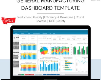 Dashboard di produzione generale / Modello Excel di produzione