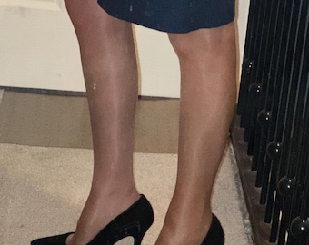 Cabochon Crew Uniform glänzend glänzende Strumpfhosen Größe small