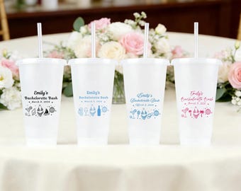 Last fling before the ring Beach Bachelorette Cold Cup with Straw,Bridesmaid Proposal Gift,Bach Party Cups,Bachelorette Party Cup,jga becher