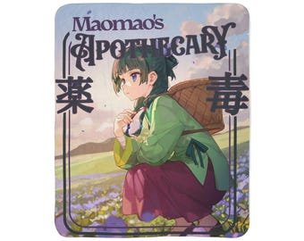 Couverture en polaire Maomao's Apothecary | Conception d'apothicaire