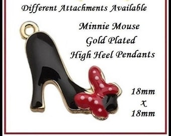 minnie mouse heel slippers