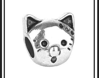 Group SALE ~ CAT ~ KiTTY ~ PURRfect for Cat Lover ~ Great Quality Antique Silver Charm Bead ~ fits European Bracelets ~ MS-1011