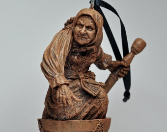 Baba Yaga Ornament