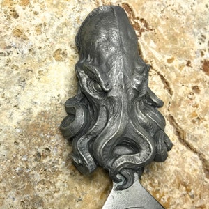 Cthulhu Bottle Opener, Hand Painted Resin | Gothic Cthulhu Barware, Lovecraftian Tentacle Bottle Opener | Fantasy Gothic Barware Gift