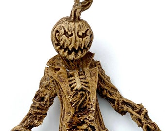 Scarecrow Ornament, Jack O' Lantern Version