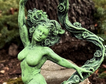 Gaia Statue: Goddess of the Earth | Mythological Gods Figurine | Myths and Legends Statue |Statue for Nature and Fantasy Art Lover Decor