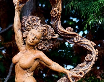 Gaia Statue: Goddess of the Earth | Mythological Gods Figurine | Myths and Legends Statue |Statue for Nature and Fantasy Art Lover Decor