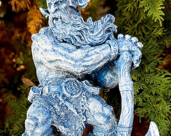 Frost Riesige Statue, Kunstharz Skulptur | Wikinger Fabelwesen Figur | Legendäre Nordische Mythologie Figur. Fantasie Kunst Dekor
