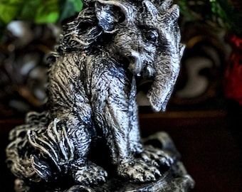 Baku, the Dream Guardian Statue, Hand Painted Resin Sculpture | Mythical Creature Figurine | Unique Japanese Baku Figurine. Fantasy Art Gift