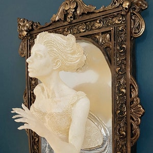 Ghost in the Mirror Wall Plaque, Extra Large Version, Glow in the Dark image 1