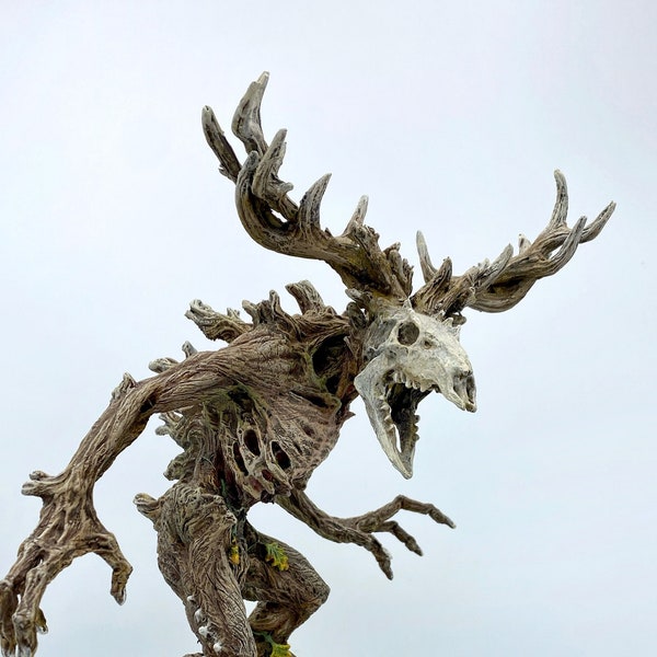 Leshen/ Wendigo Statue, Full Color