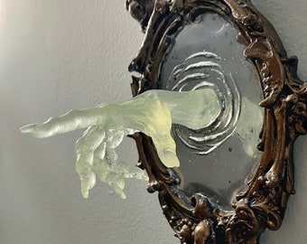 Spectral Hand Wall Plaque, Glow in the Dark