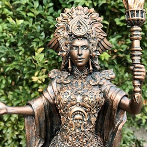 Hecate, Goddess of Witchcraft and Magic Statue image 1