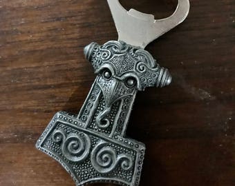 Thor's Hammer Bottle Opener