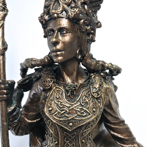 Freya Statue Asatru Norse Décor Goddess Statue Odin Viking Etsy