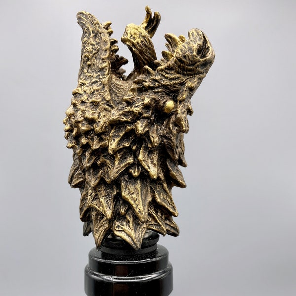 Dragon Winestopper, Hand Sculpted Resin,  Mythic Fantasy Art Barware | Legendary Dragon Bottle Stopper | Fantasy Wine and Barware Gift