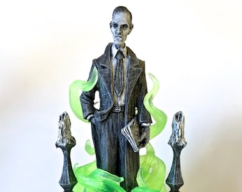 H.P. Lovecraft Statue, designed with Abigail Larson