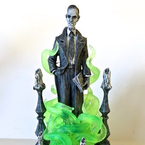 H.P. Lovecraft Statue, designed with Abigail Larson