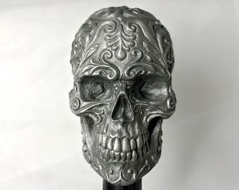 Ornate Skull Cane