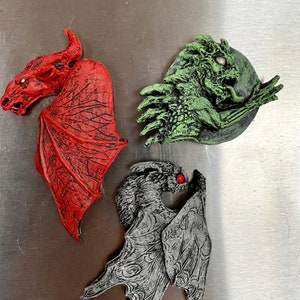 Set of Magnets: Cryptozoology, Jersey Devil, Mothman, Chupacabra