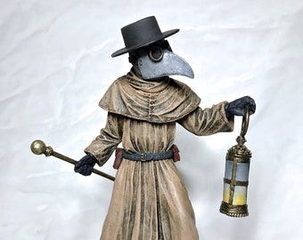 Plague Doctor Statue, Full Color