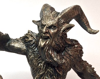 Krampus Statue III, Bronze Finish