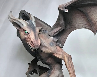 The Jersey Devil Statue, Full Color