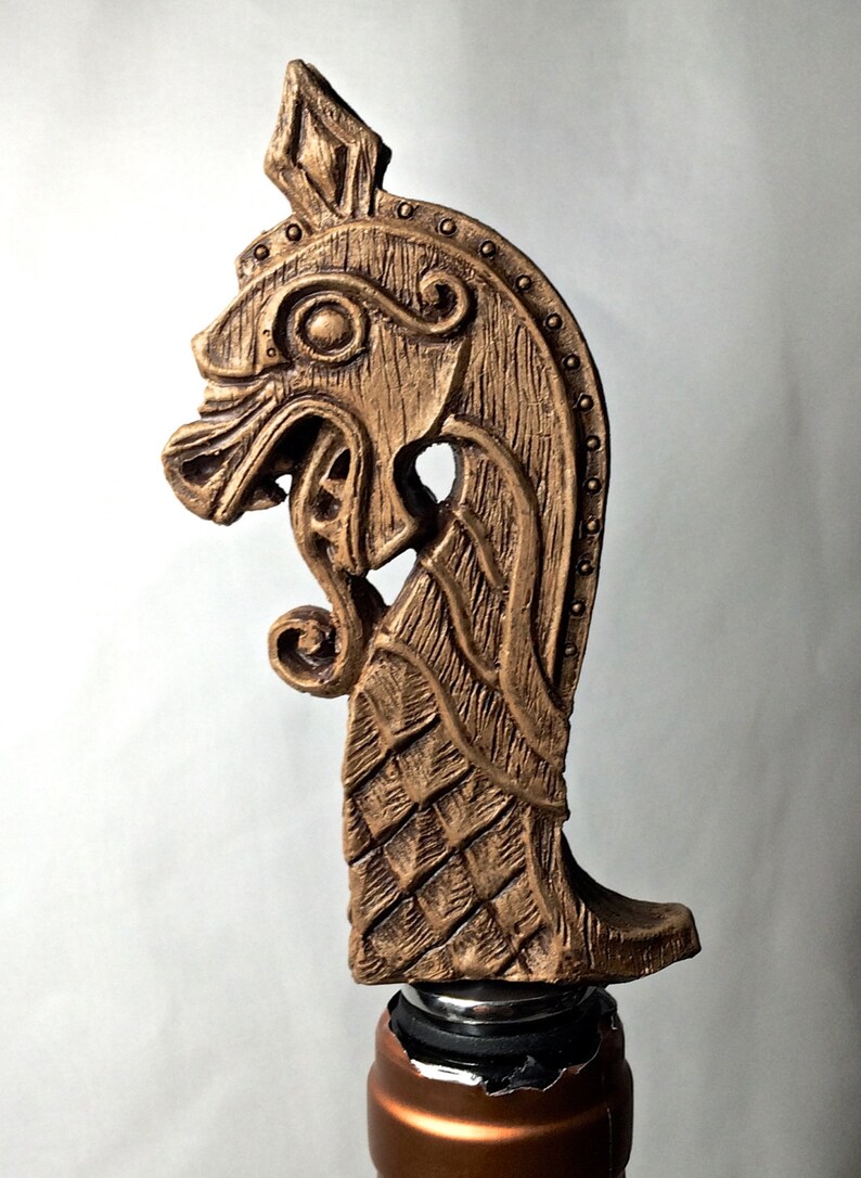 Viking Ship Dragon Winestopper