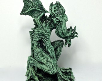 Cthulhu Rising Statue, half scale