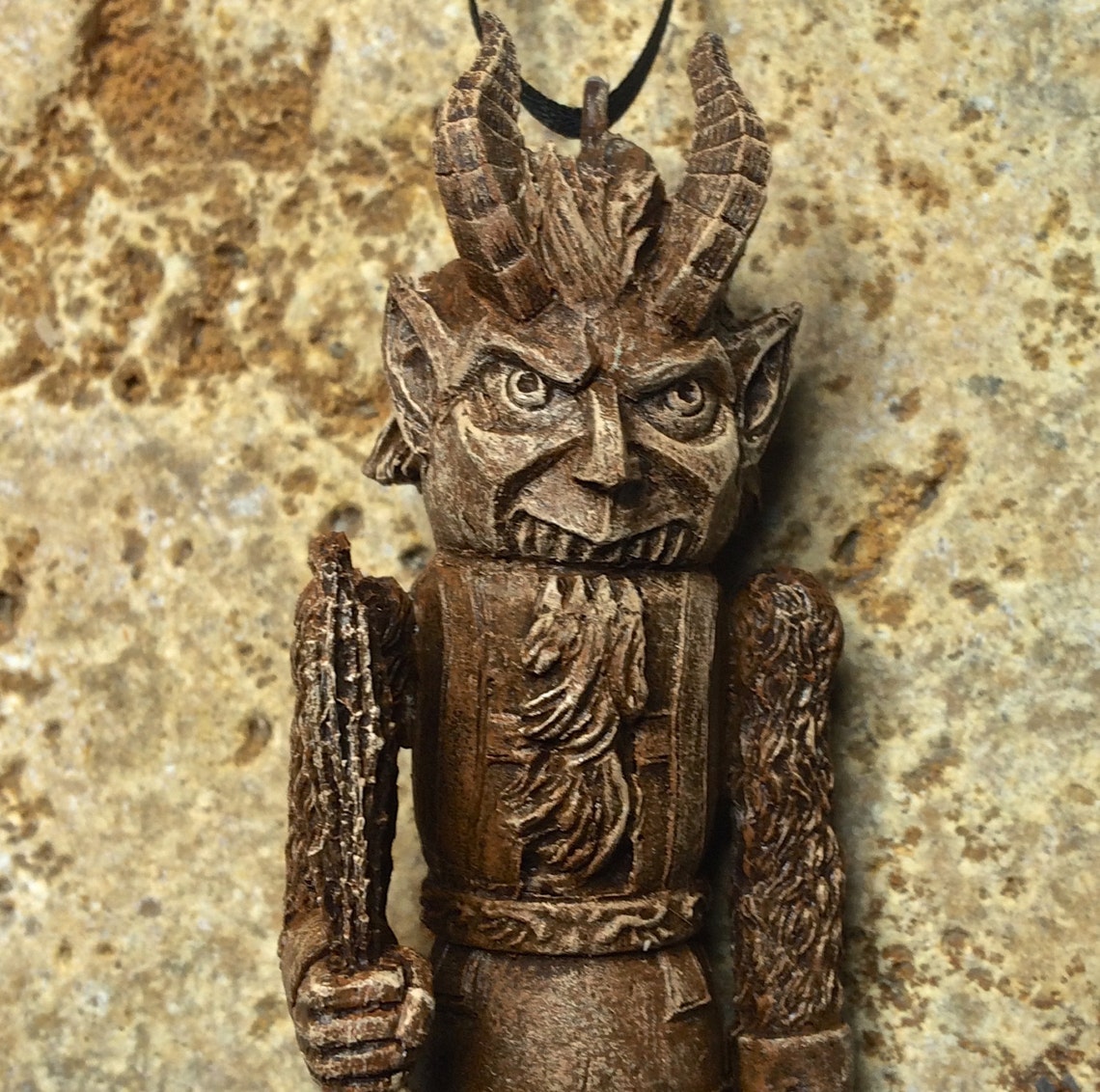 Krampus Nutcracker Ornament Etsy