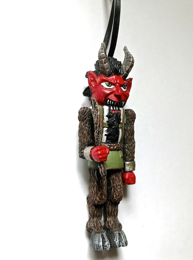 Krampus Nutcracker Ornament Full Color image 3