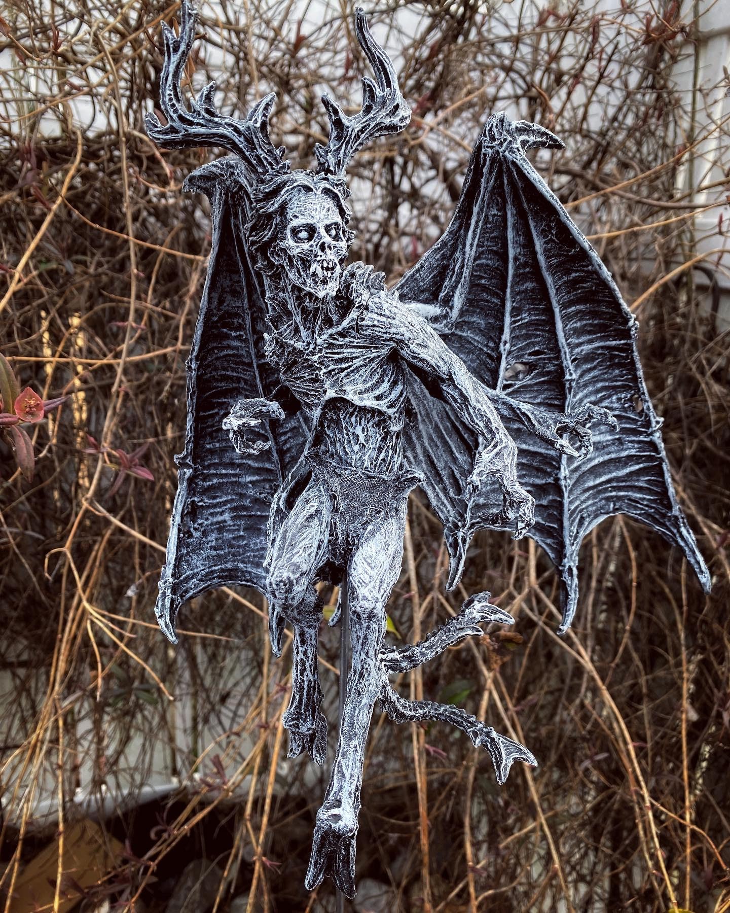 Angel of Death Statue, Hand Painted Resin | Mythic Creature