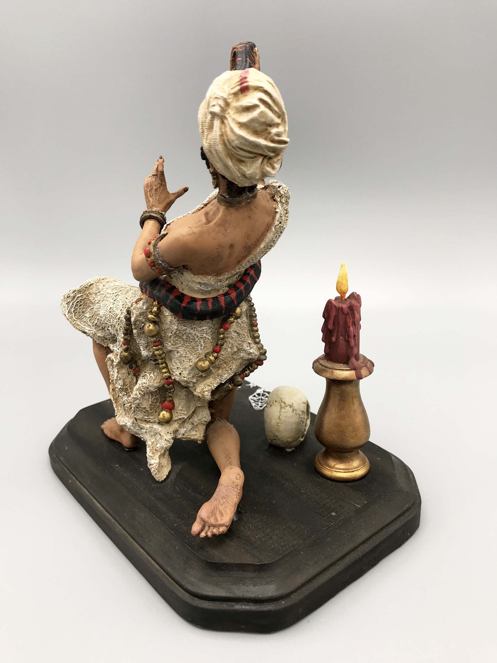 Marie Laveau, Voodoo Queen of New Orleans Statue, Full Color Resin ...