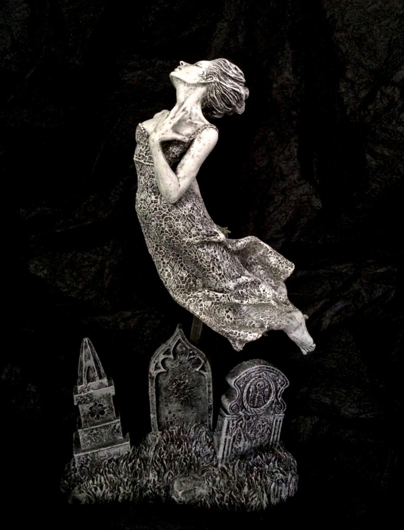 Victorian Ghost Statue, Glow in the Dark image 1