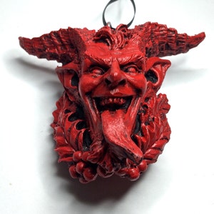 Krampus Head Ornament image 4