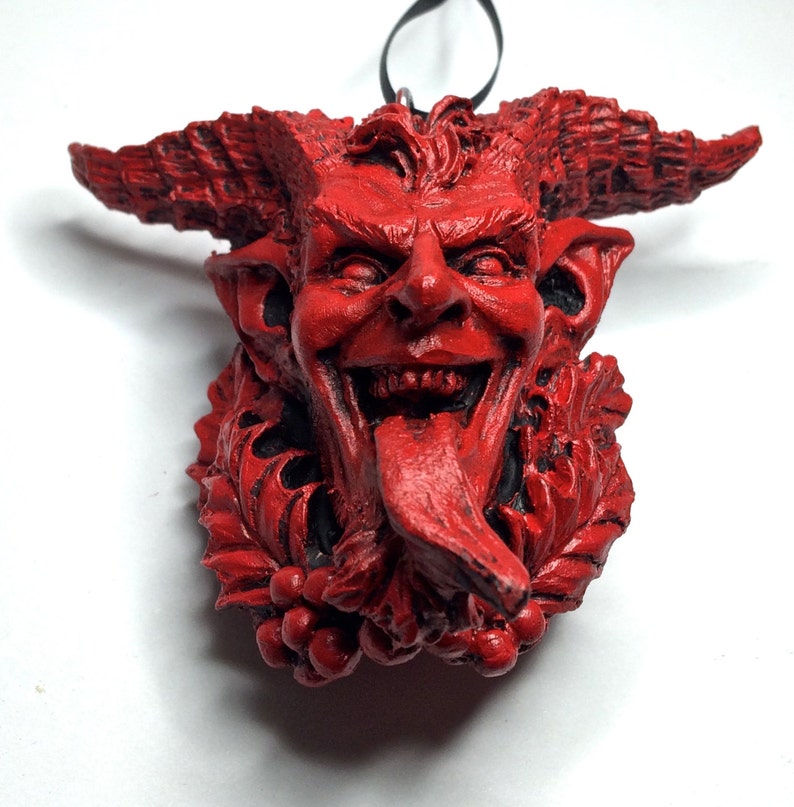 Krampus Head Ornament image 4