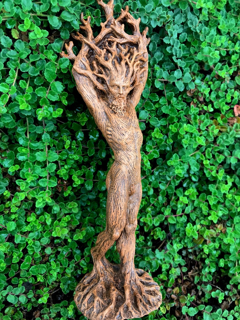 Green Man Cernunnos Statue 9 version | Etsy