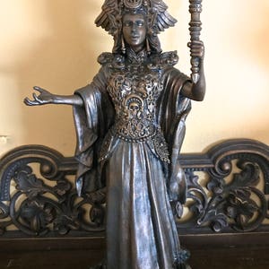 Hecate, Goddess of Witchcraft and Magic Statue image 7