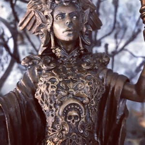 Hecate, Goddess of Witchcraft and Magic Statue image 6