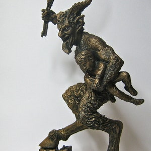 Krampus Statue II, Bronze finish image 5