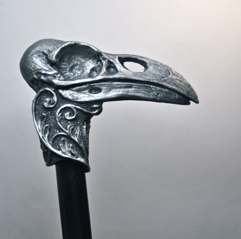 Raven Skull Cane image 4