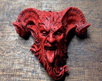 Krampus 3 Magnet, Red