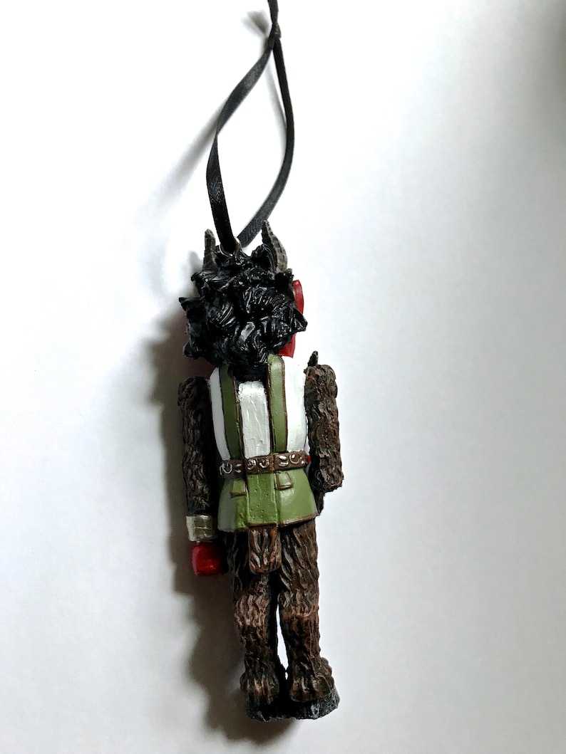 Krampus Nutcracker Ornament, Full Color image 7