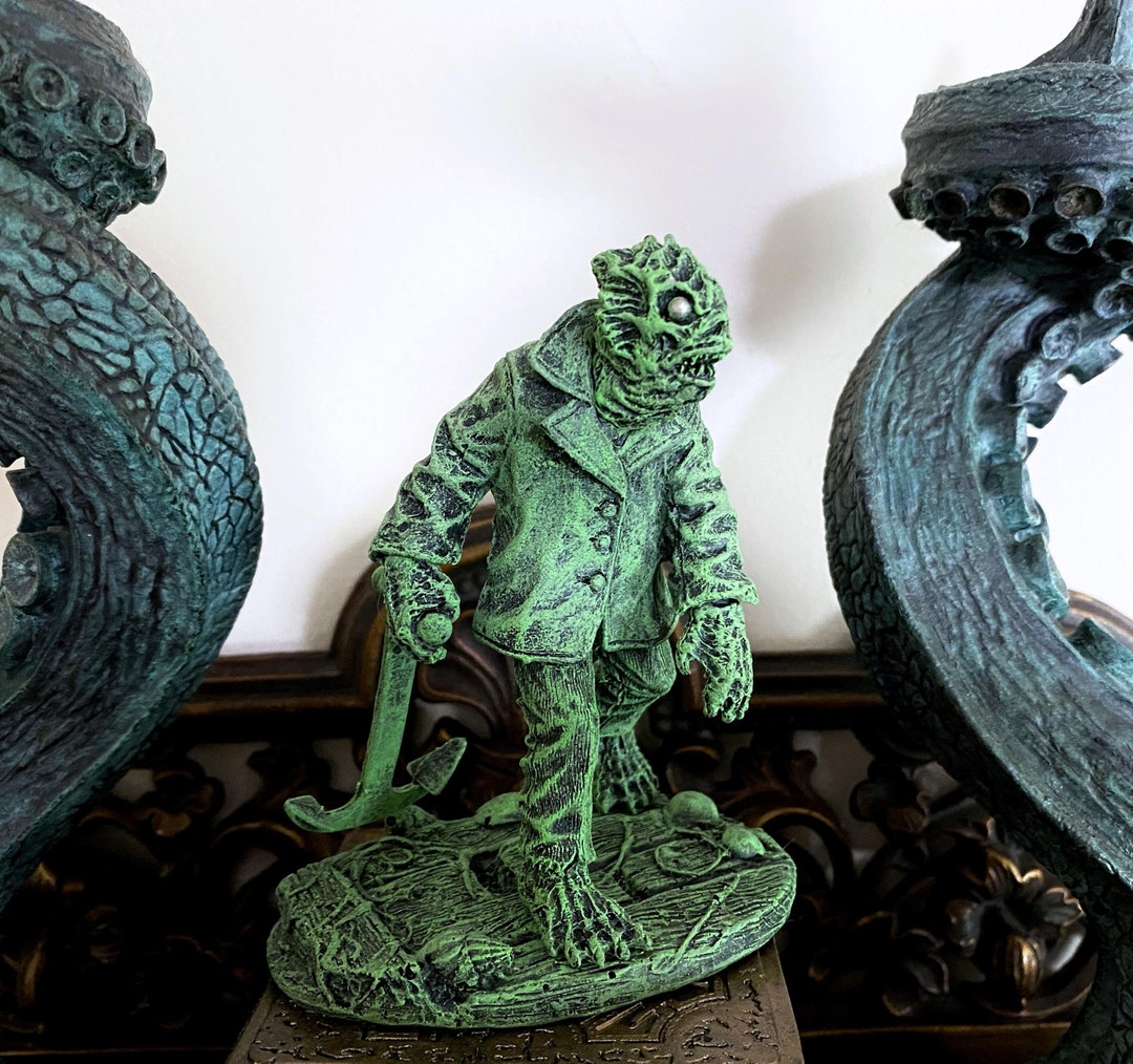 H.P. Lovecraft's Deep One Statue, Resin Sculpture | Cthulhu Mythos ...