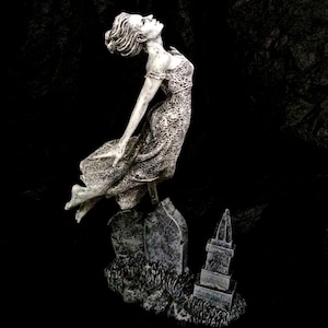Victorian Ghost Statue, Glow in the Dark image 4