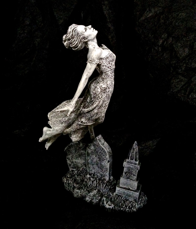 Victorian Ghost Statue, Glow in the Dark image 4