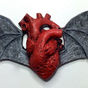 Batwing Heart Magnet